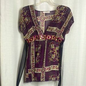 Charlotte Russe | y2k floral top with sash